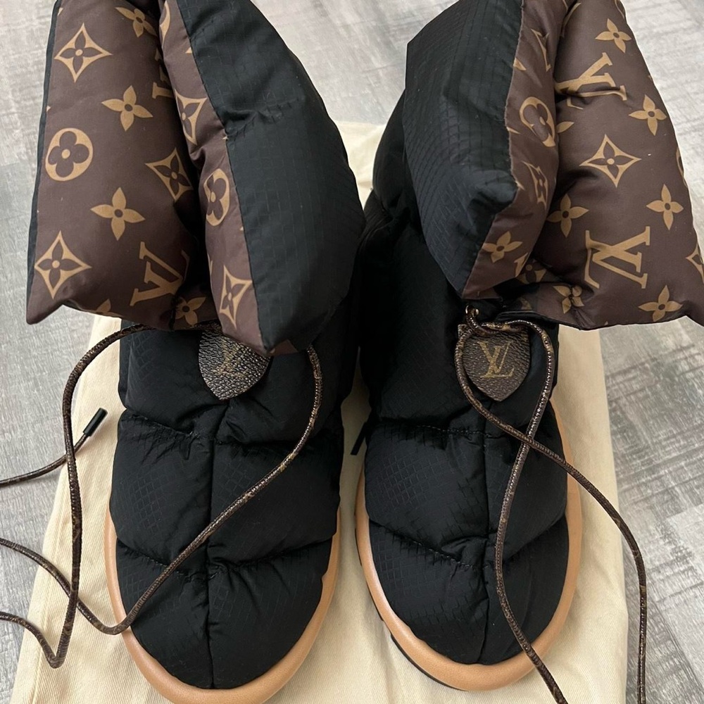 Louis Vuitton pillow boots women